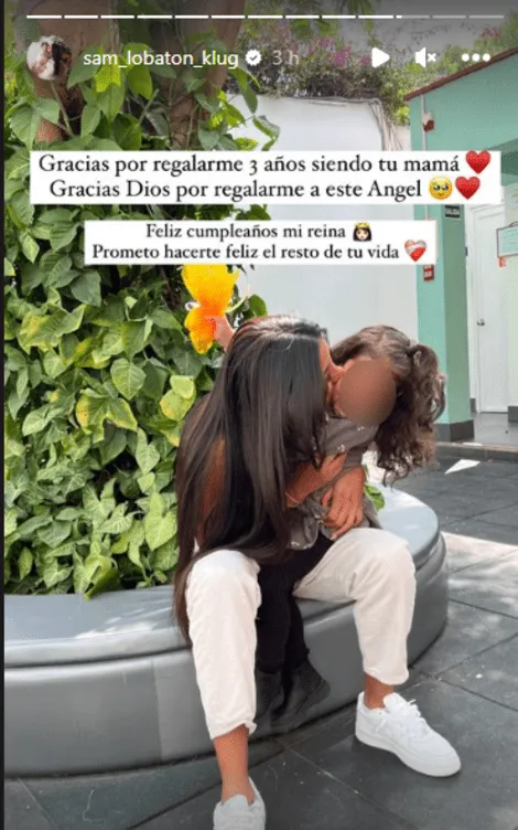 Samahara Lobatón y el mensaje a su hija.