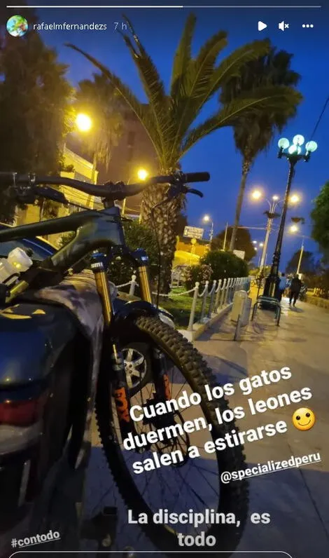 Rafael Fernández en Instagram lanza chiquita: “Cuando los gatos duermen, los  leones salen a estirarse”, foto | El Popular