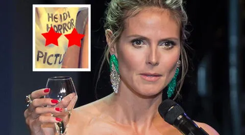 Heidi Klum indignada: dos mujeres hicieron topless en su contra.
