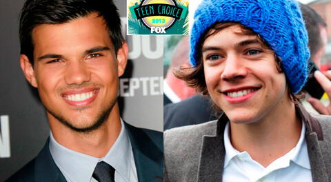 Y ahora Taylor Lautner y Harry Styles disputan uno de los premios disputados de los Teen Choice Awards.