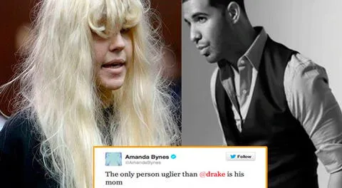 Amanda Bynes atacó al rapero Drake por Twitter.