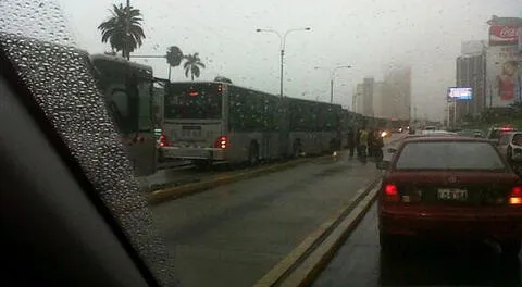 Bus averiado del Metropolitano causa molestias en los usuarios