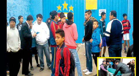 Tras lo sucedido, se suspendieron las pruebas. Muchos niños y jóvenes fueron con la ilusión de aprobar el examen y pertenecer a las filas de Sporting Cristal.