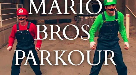 YouTube: Mario Bros. en la vida real en acrobacias