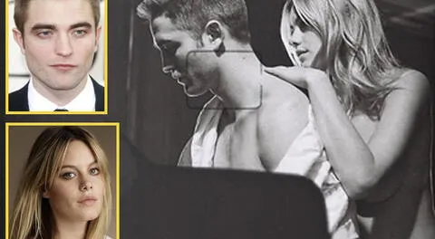 Robert Pattinson y Camille Rowe en comercial para Dior Homme