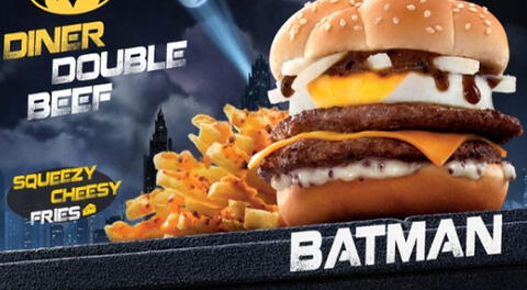 McDonald's homenajea a Batman con su propia hamburguesa