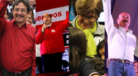 Candidatos a la Alcaldía de Lima concluyeron campaña electoral en diversos distritos de la capital.