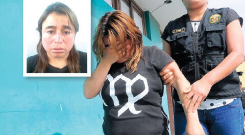 Fue arrestada cuando caminaba por el distrito de Florencia de Mora luego de cobrar dinero.