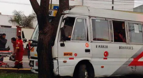 La parte delantera de la unidad quedó totalmente destrozada.