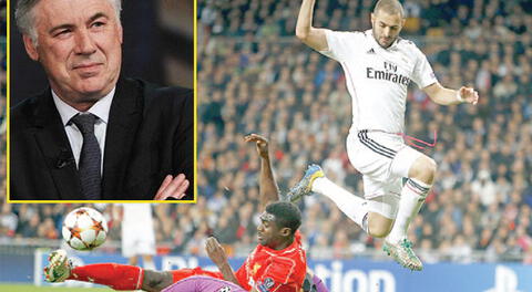 DT Ancelotti y Karim Benzema optimistas con el buen momento de Real Madrid en la Champions League