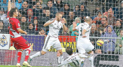 El gol de Benzema, fue el cuarto del equipo de Carlo Ancelotti.