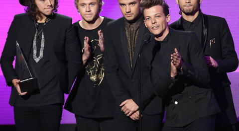 Los chicos de One direction se llevaron el AMA 2014 a Artista del año, Mejor Grupo y Mejor Álbum