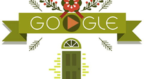Felices Fiestas te desea Google con nuevo doodle navideño (VIDEO)