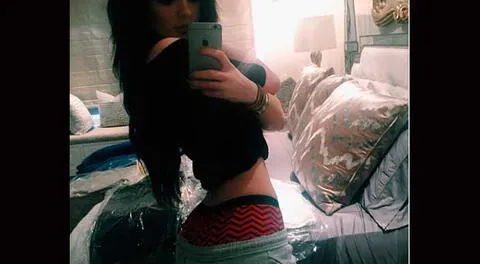 Kylie Jenner compite con Kim Kardashian en selfies. 