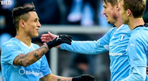 Malmö FF: Yoshimar Yotún anota un golazo en la liga sueca