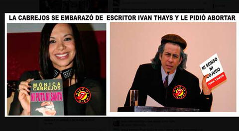 Memes de relación de Iván Thays y Mónica Cabrejos. 