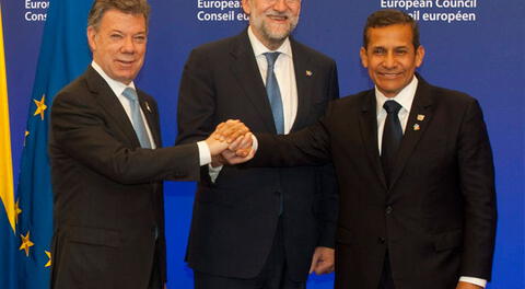 Humala estuvo en Bruselas, donde agradeció la decisión que beneficia a miles de peruanos