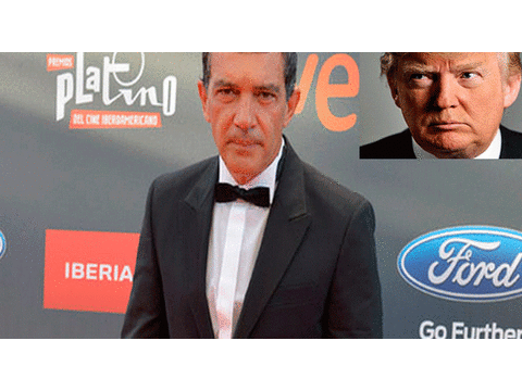 Antonio Banderas le responde a críticas de Donald Trump