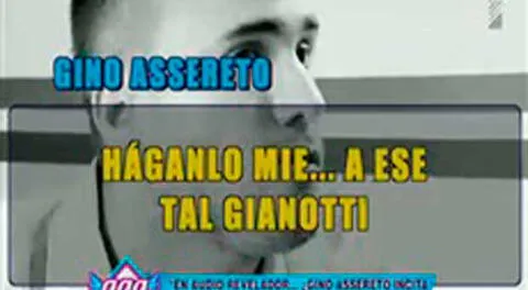 Gino Assereto contra Gianotti. 