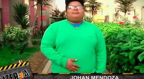 Johan Mendoza herido por bullying en redes sociales. 
