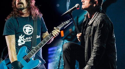 Las bandas lideradas por Dave Grohl y Bono se solidarizaron con las víctimas