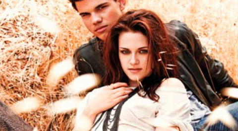 Taylor Lautner y Kristen Stewart.