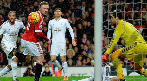 Manchester United: Wayne Rooney da el triunfo con golazo de taco (VIDEO)