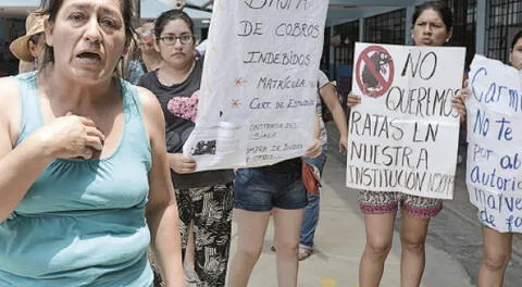 Padres no depondrán su medida de lucha hasta que se aplique sanción a directora.