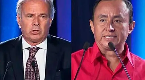 Alfredo Barnechea y Gregorio Santos en debate