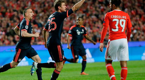 Thomas Müller decretó el empate final en el choque de vuelta por cuartos