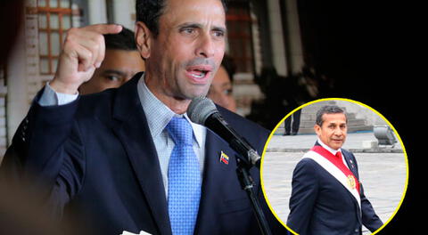 Líder opositor venezolano brindó declaraciones horas antes de reunirse con PPK