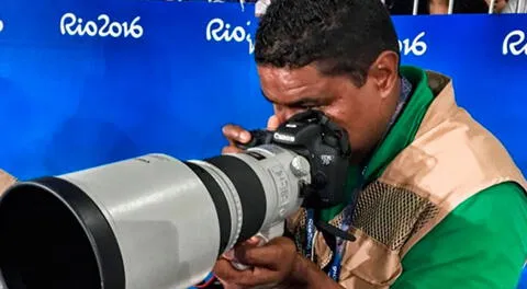 Un fotógrafo ciego rompe paradigmas en los Juegos Paralímpicos de Río