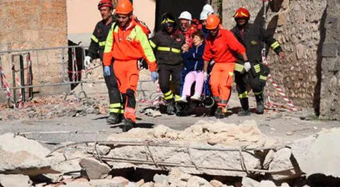 No reportan peruanos heridos en el terremoto en Italia