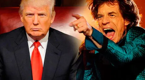 Mick Jagger sorprendió a todos con su respuesta a Trump