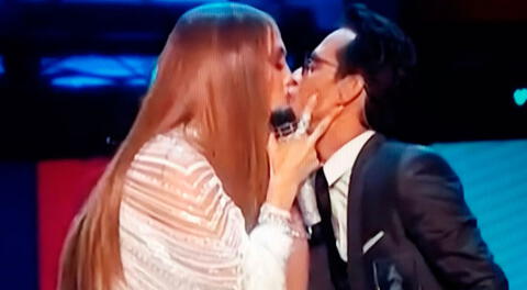 El beso entre Jennifer Lopez y March Anthony