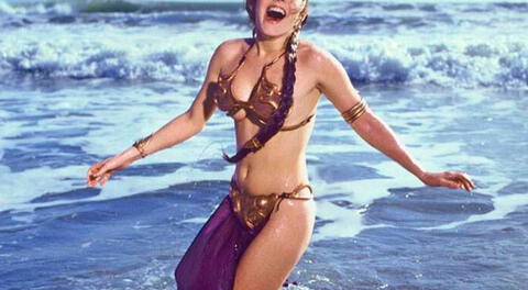 Carrie Fisher: sesión de fotos con las que promocionó “El Retorno del Jedi” 
