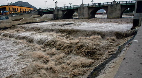 Aumento del caudal del río Rímac genera nuevamente preocupación