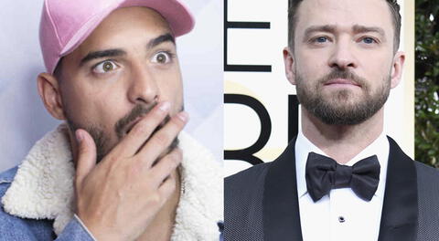 Maluma pasó de estrella a fan cuando conoció a Justin Timberlake
