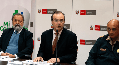 Ministro del Interior Carlos Basombrio denuncia vinculación de dirigente magisterial con Sendero Luminoso