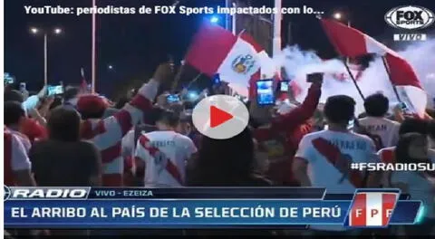 Un mar rojiblanco recibió a la selección peruana a su arribo a Buenos Aires [VIDEO]