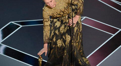Le roban el Oscar a la Mejor actriz Frances McDordmand 