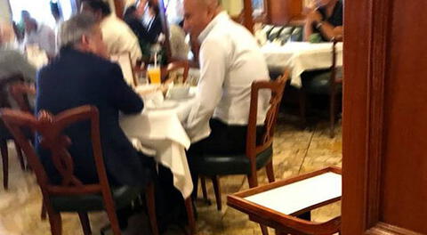 César Acuña y Joaquín Ramírez tuvieron “un desayuno de amigos”. 