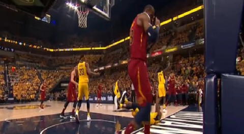 LeBron James sufrió un terrible corte en partido de la NBA [VIDEO]  