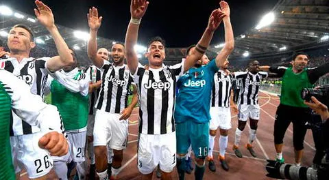 jugadores del Juventus festejan  un nuevo título. FOTO: EFE