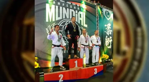 Luchador peruano salió campeón de Jiu Jitsu en Brasil
