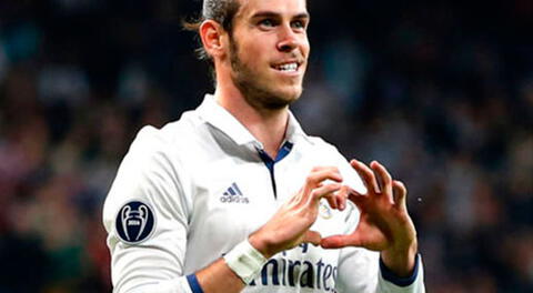 Bale celebra el tercer tanto de su equipo ante el Girona