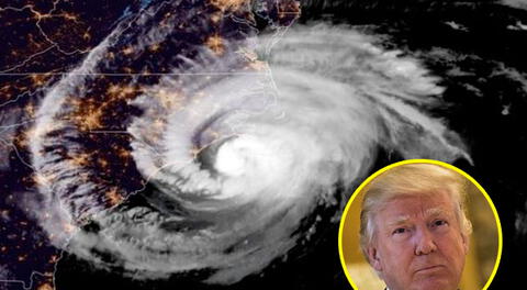 Donald Trump acudirá a las zonas afectadas por el huracán Florence