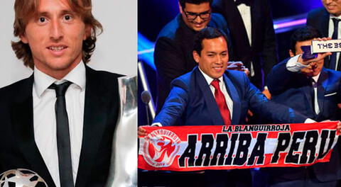 Luka Modric y Dani Alves destacaron a la hinchada peruana por ganar premio "The Best"