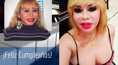 Susy Díaz recibió singular saludo por su cumpleaños