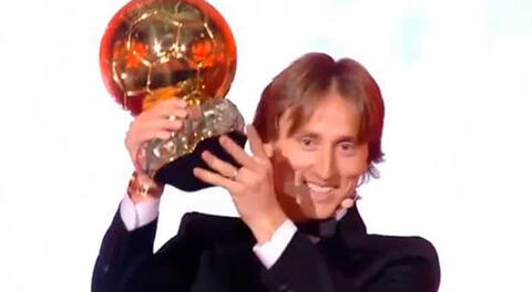 Luka Modric fue elegido el mejor jugador del año